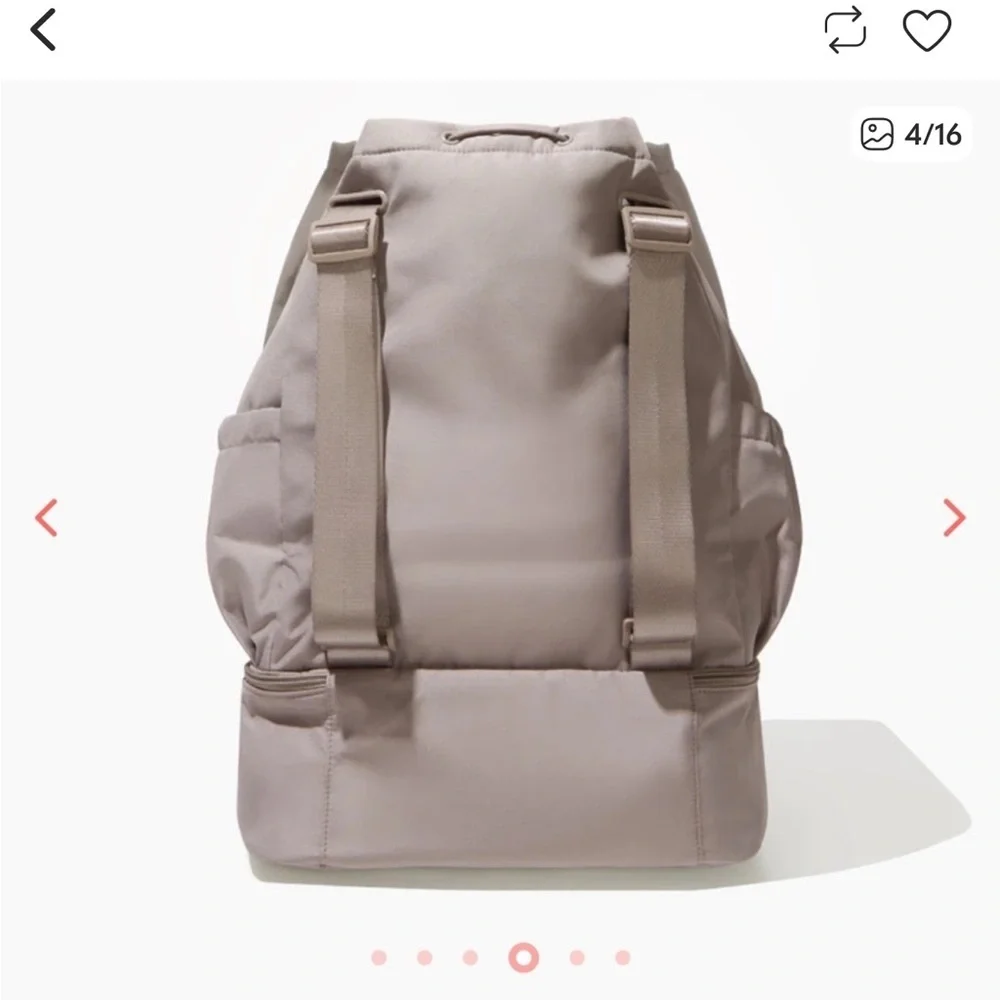 Beyond Yoga Gray TaupeBackpack